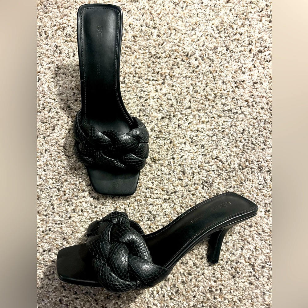 BCBG Braided Heels
